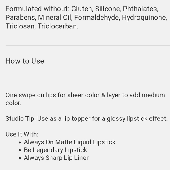 Smashbox Gloss Angeles Actors Gild Lip Gloss New! - Picture 5 of 10